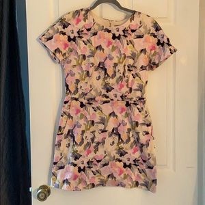 Floral mini dress worn once!